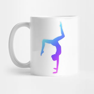 A double stag handstand Mug